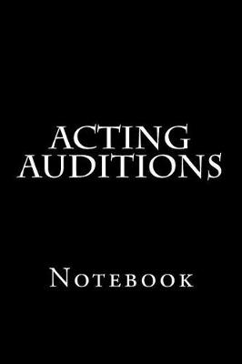 Book cover for Acting Auditions