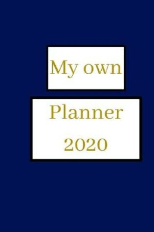 Cover of My own planner 2020