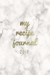 Book cover for Recipe Journal 2018