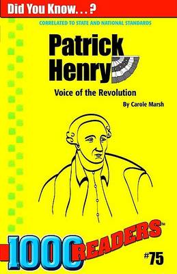 Book cover for Patrick Henry