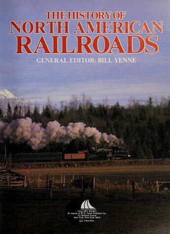Book cover for History of North American Railroads