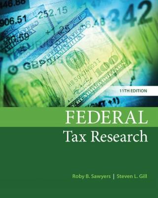 Book cover for Federal Tax Research