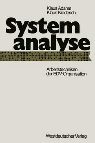 Cover of Systemanalyse