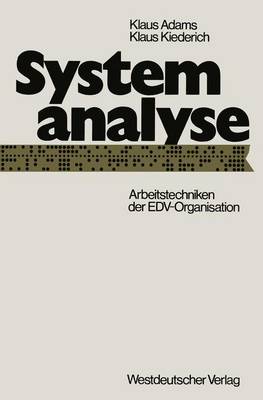 Book cover for Systemanalyse