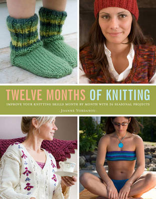 Book cover for Twelve Months of Knitting