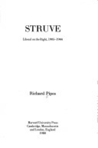 Cover of Struve