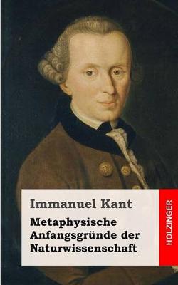 Book cover for Metaphysische Anfangsgr nde der Naturwissenschaft