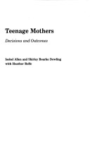 Book cover for Teenage Mothers