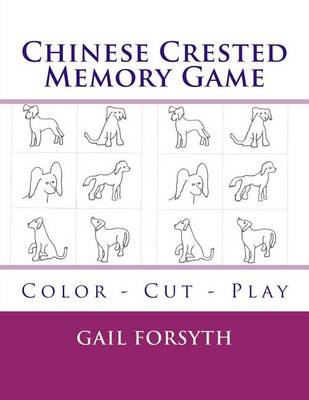 Book cover for Chinese Crested Memory Game