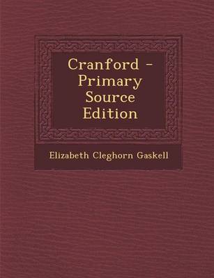 Book cover for Cranford - Primary Source Edition