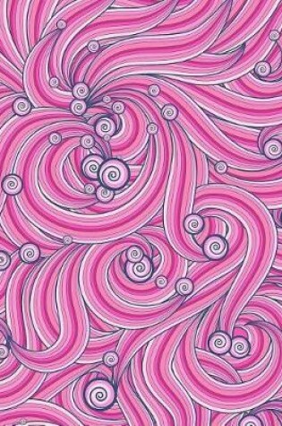 Cover of Swirls of Flowers Notebook - Wide Ruled
