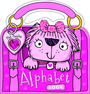 Book cover for Pink Puppies Alphabet Book