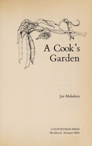 Book cover for A Cook's Garden