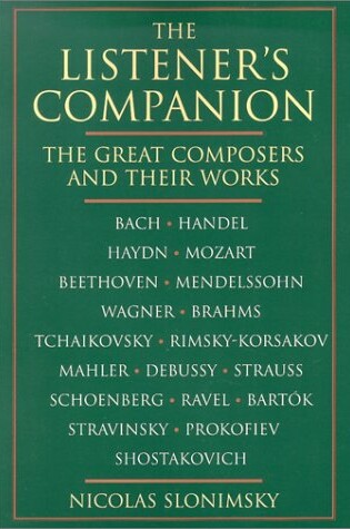 Cover of The Great Composers and Their Works