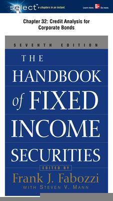 Book cover for The Handbook of Fixed Income Securities, Chapter 32 - Credit Analysis for Corporate Bonds