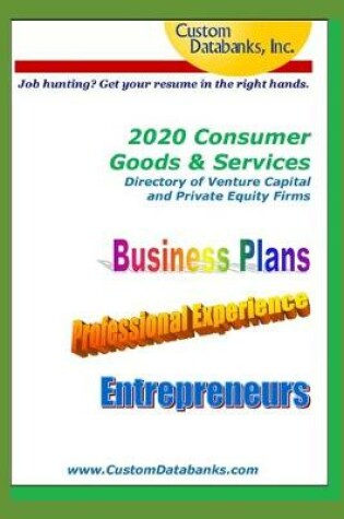Cover of 2020 Consumer Goods & Services Directory of Venture Capital and Private Equity Firms