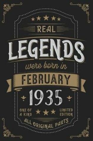 Cover of Real Legendes were born in February 1935