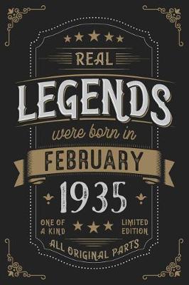 Book cover for Real Legendes were born in February 1935