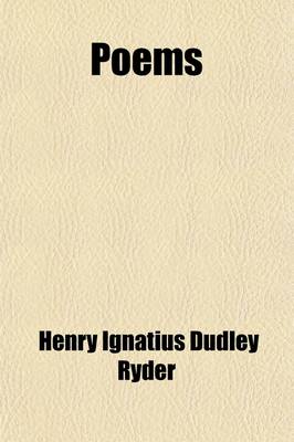 Book cover for Poems; Original and Translated