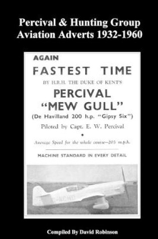 Cover of Percival & Hunting Group Aviation Adverts 1932-1960