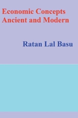 Cover of Economic Concepts Ancient and Modern