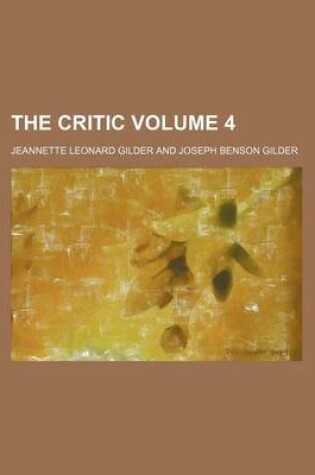 Cover of The Critic Volume 4