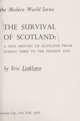 Cover of Survival of Scotland