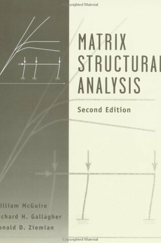 Cover of Matrix Structural Analysis