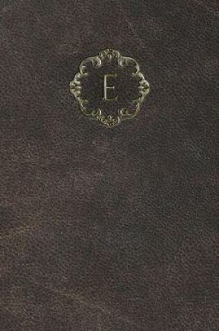 Cover of Monogram "E" Blank Book