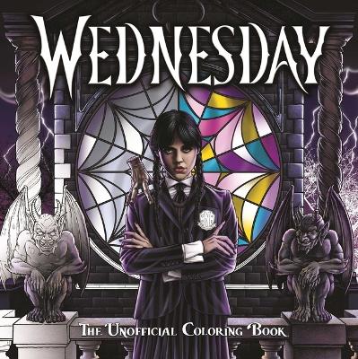 Book cover for Wednesday: The Unofficial Coloring Book