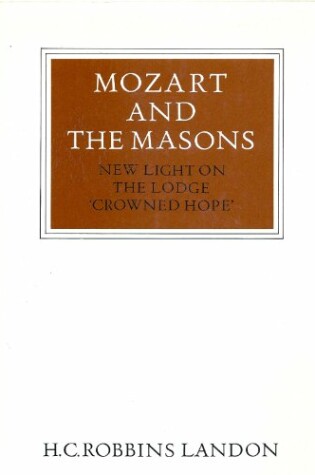 Cover of Mozart and the Masons