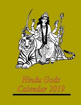 Book cover for Hindu Gods Calendar 2019