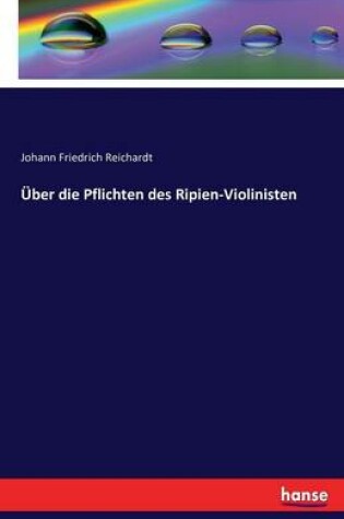 Cover of UEber die Pflichten des Ripien-Violinisten