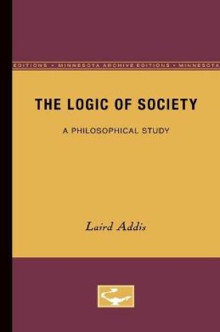 Cover of The Logic of Society