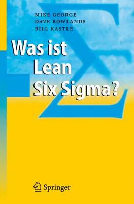 Book cover for Was Ist Lean Six Sigma?