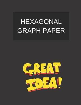 Book cover for hexagonal graph paper great idea!