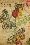Book cover for Carte Postale - Butterflies - Paris - Journal - 6 X 9 150 Lined Pages