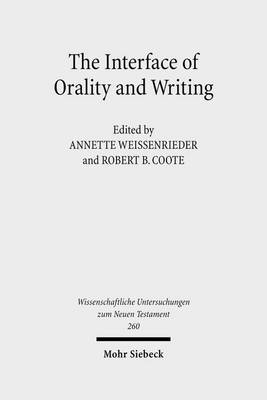 Cover of The Interface of Orality and Writing