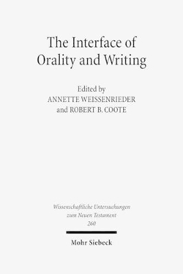 Cover of The Interface of Orality and Writing