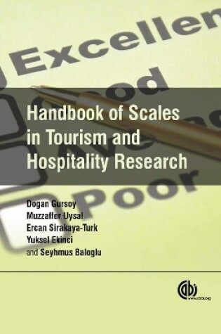 Cover of Handbook of Scales in Tourism and Hospitality Research