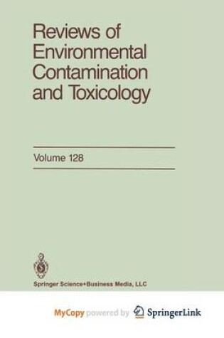 Cover of Reviews of Environmental Contamination and Toxicology