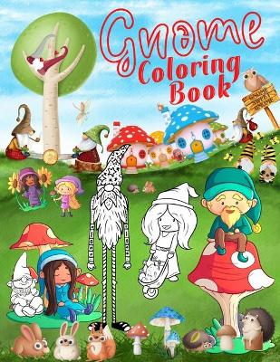 Book cover for Gnome Coloring Book