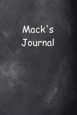 Book cover for Mack Personalized Name Journal Custom Name Gift Idea Mack