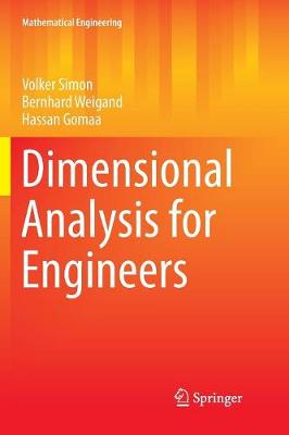 Book cover for Dimensional Analysis for Engineers