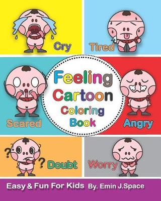 Book cover for Feeling Cartoon Coloring Book