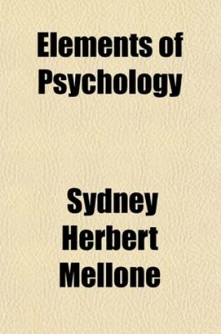 Cover of Elements of Psychology