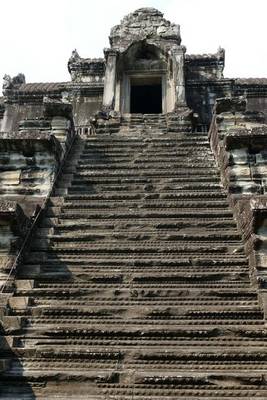 Book cover for Steps Leading to Angkor Wat Temple in Cambodia