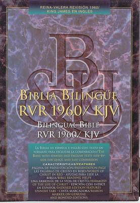 Book cover for Bible Rvr 1960 Kjv Biling Black