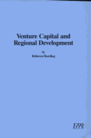 Cover of Venture Capital and Regional Development