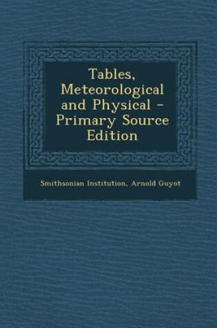 Cover of Tables, Meteorological and Physical